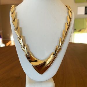 Napier Goldtone link necklace